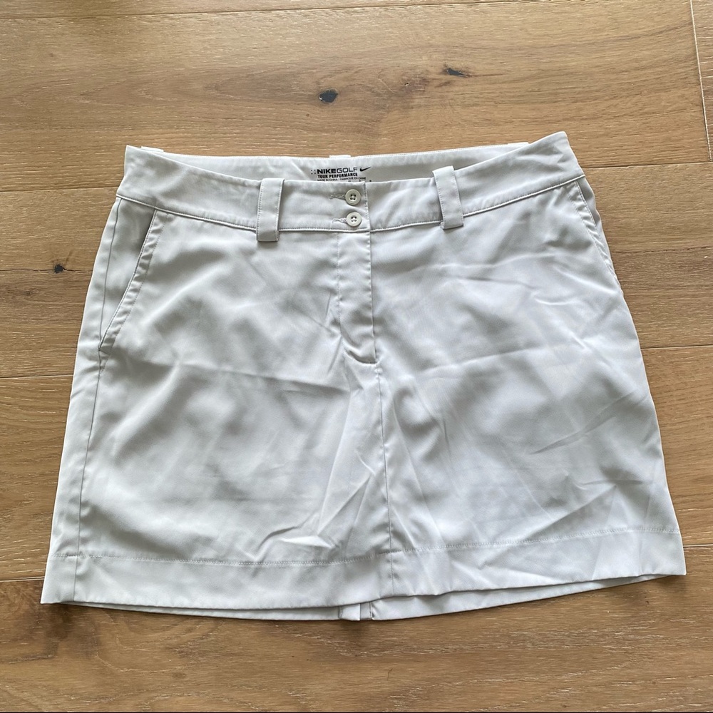 Nike Golf Beige Tennis Skirt Size 12